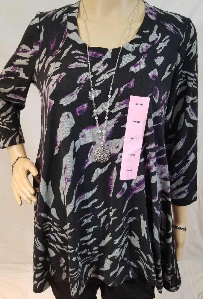 Premise Womens 3/4 Sleeve Top